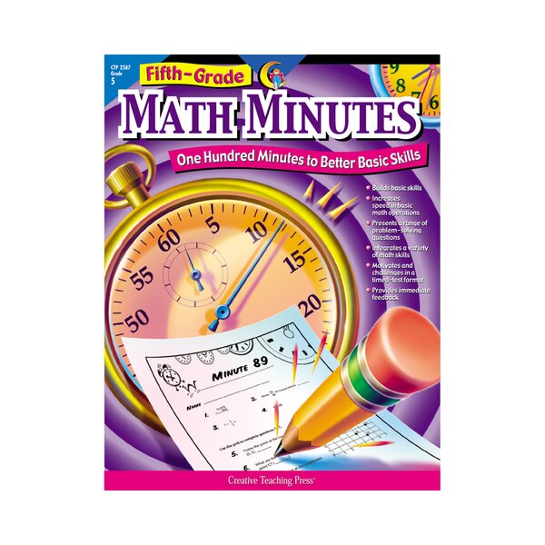 Creative Teaching Press Grade Math Minutes Book Wayfair